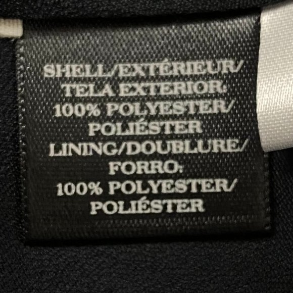 Ann Taylor Navy Blue White Polka Dot Long Maxi Skirt Size Medium Petite - Picture 6 of 7